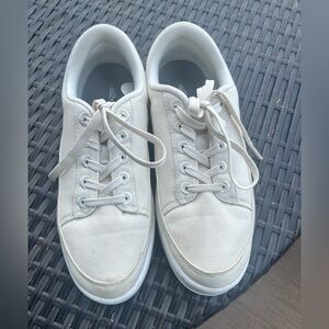 Allbirds Women White Canvas Sneakers size 8W